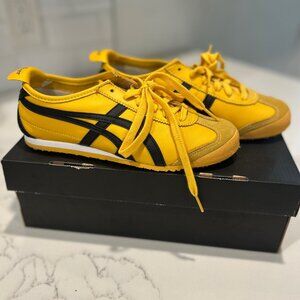 Women's Size 6 - Onitsuka Tiger Mexico Yellow/Black - Kill Bill - Used Very Good